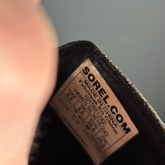 Sorel Evie Pull On Brown Ankle Boots Size 8.5 - Picture 7 of 7